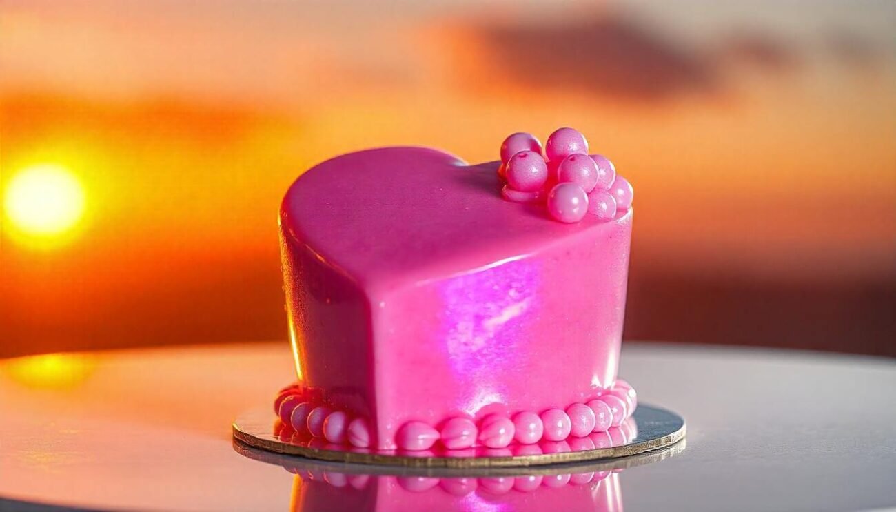 Love Pulse Cream Mini Cake